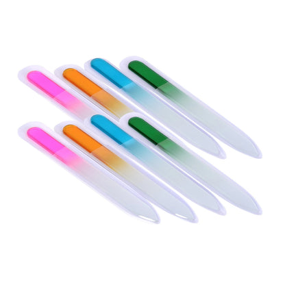 8x Manicure Acrylic Gel Durable Nail File Crystal Glass Buffer Art Files Device
