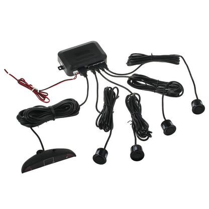 Front Rear Buzzer Reverse Sensor Kit Car Parking Reversing Alarm System 4 Sensor