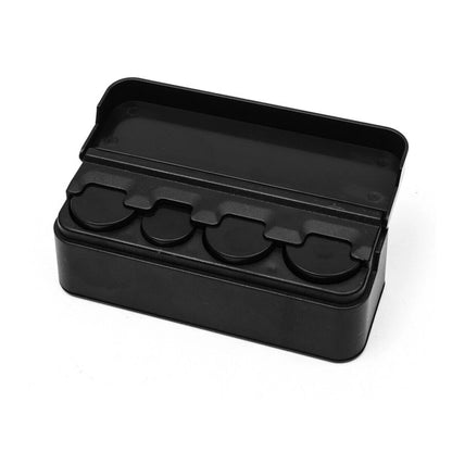 2X Portable Mini Change Storage Box Car Interior Coin Holder Organizer