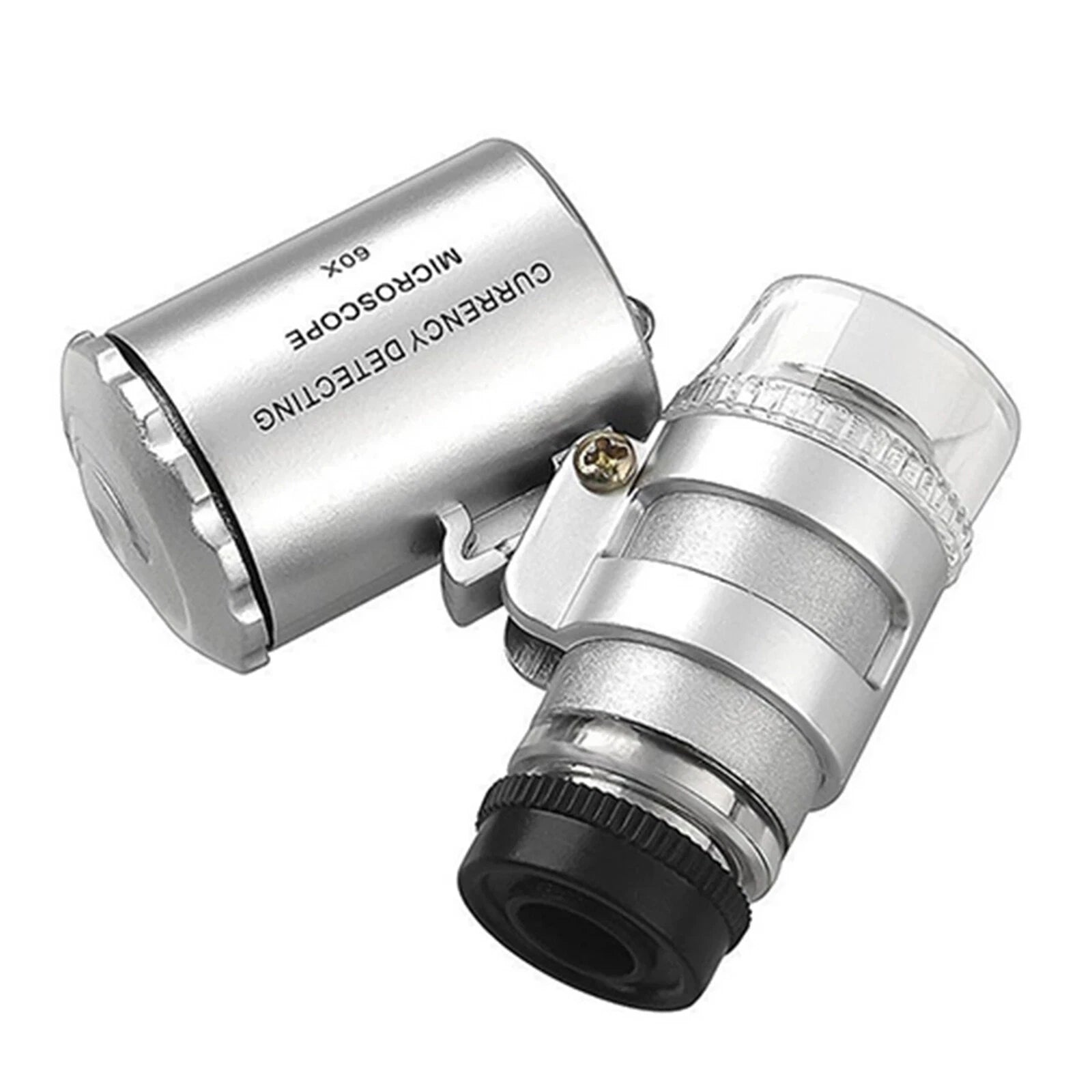 Eye Light Jewelry Pocket Magnifier Loop Led Coins Jewelers 60x Magnifying Loupe