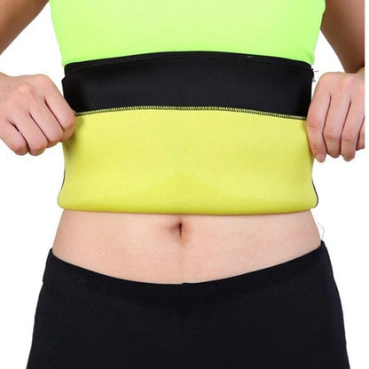 Sweat Fat Burn Tummy Trimmer Waist Trainer Fit Body Shaper Slimming Belt 2XL