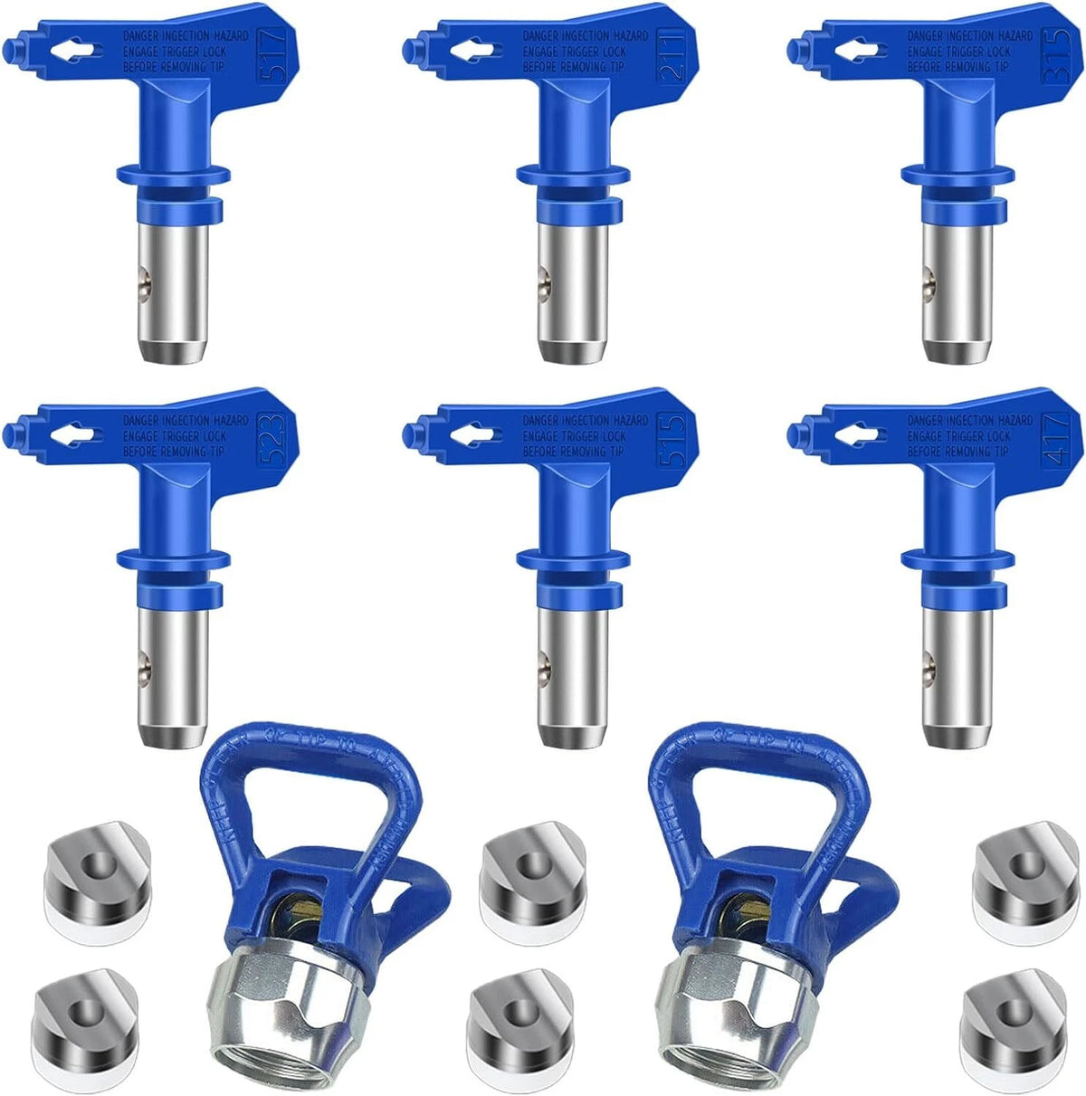 Reversible Paint Spray Tips Airless Sprayer Filters Spray Guns Nozzles Tip
