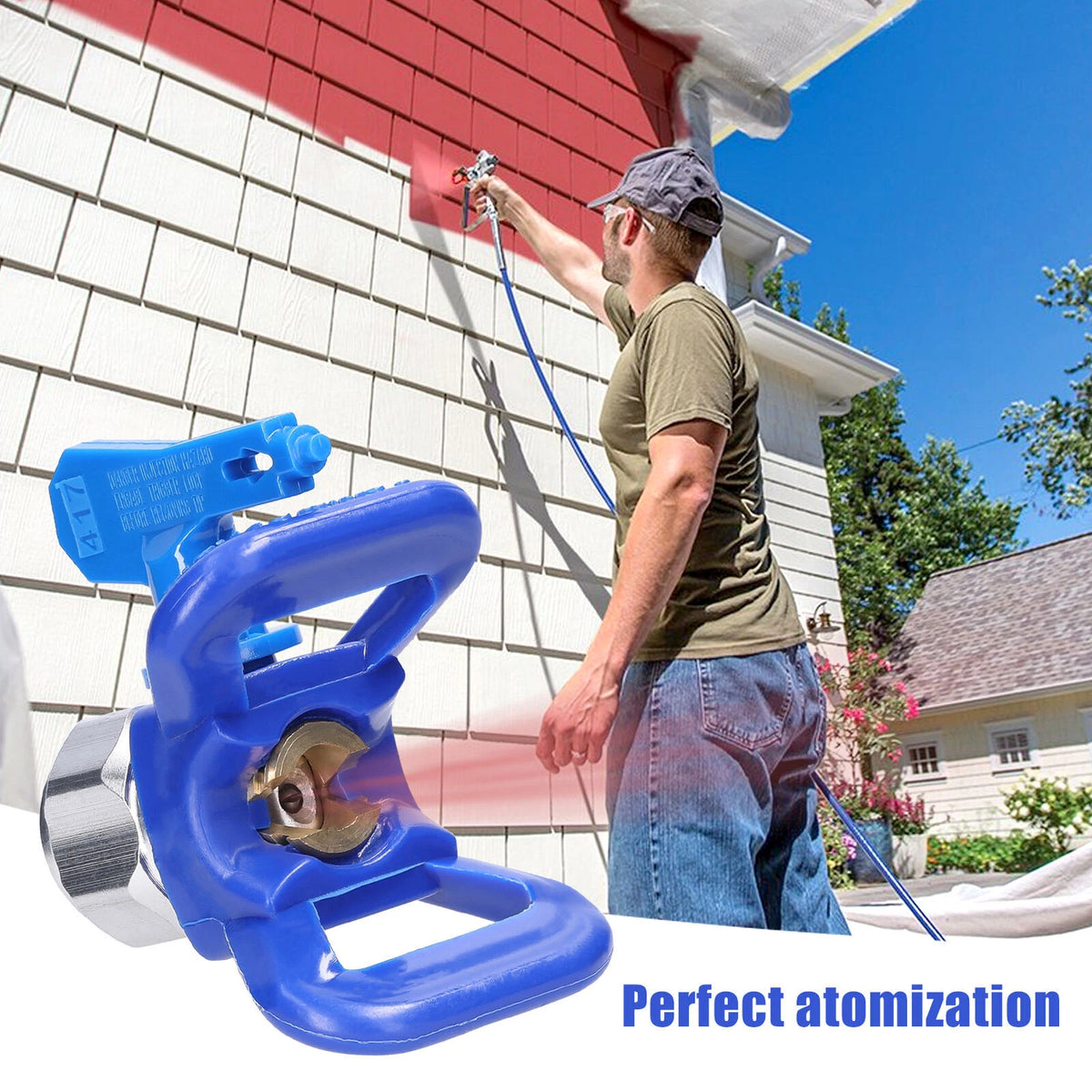 Reversible Paint Spray Tips Airless Sprayer Filters Spray Guns Nozzles Tip