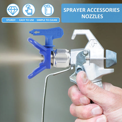 Reversible Paint Spray Tips Airless Sprayer Filters Spray Guns Nozzles Tip