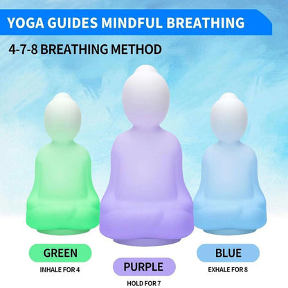 Mindfulness Breathing Buddha Night Light Stress Anxiety Relief Light