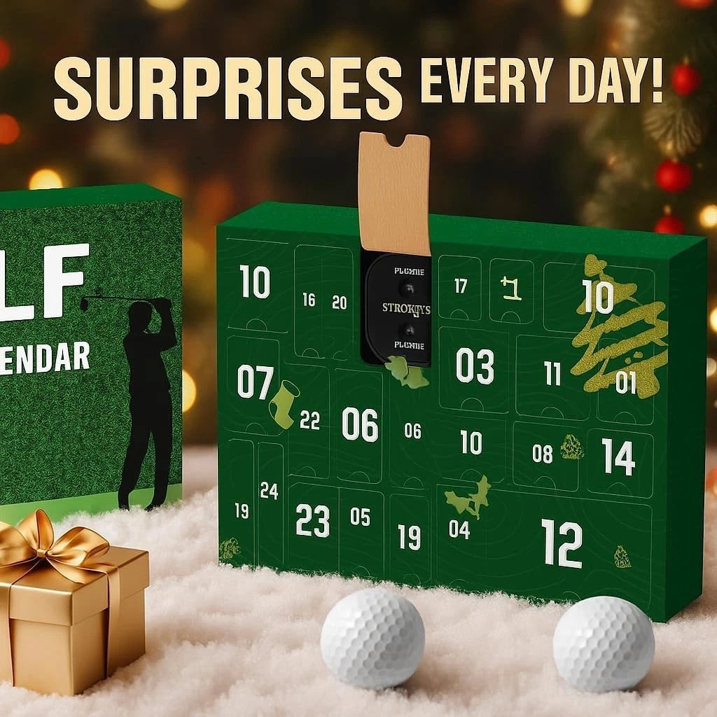 24pcs Accessory Golf Kits Christmas Countdown Calendar Golf Advent Calendar