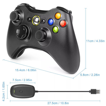 Gamepad XBOX 360 Console Windows PC Game Wired Game Controller Black