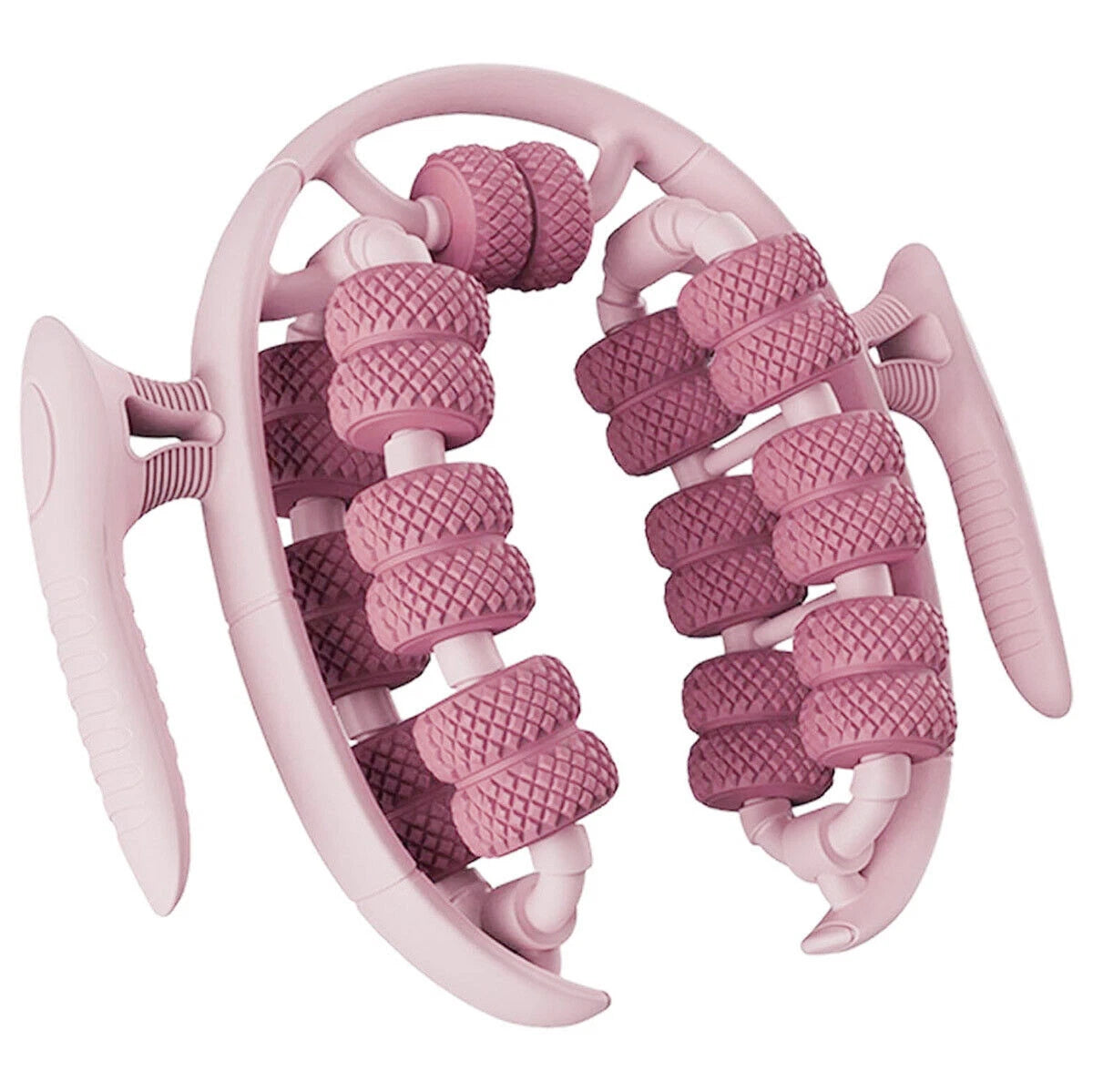 Wheel Calf Relaxation Yoga Fitness Leg Muscle Massager Roller 26 Round Pink