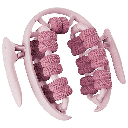 Wheel Calf Relaxation Yoga Fitness Leg Muscle Massager Roller 26 Round Pink