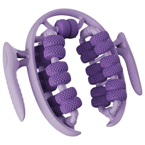 Wheel Calf Relaxation Yoga Fitness Leg Muscle Massager Roller 26 Round Purple
