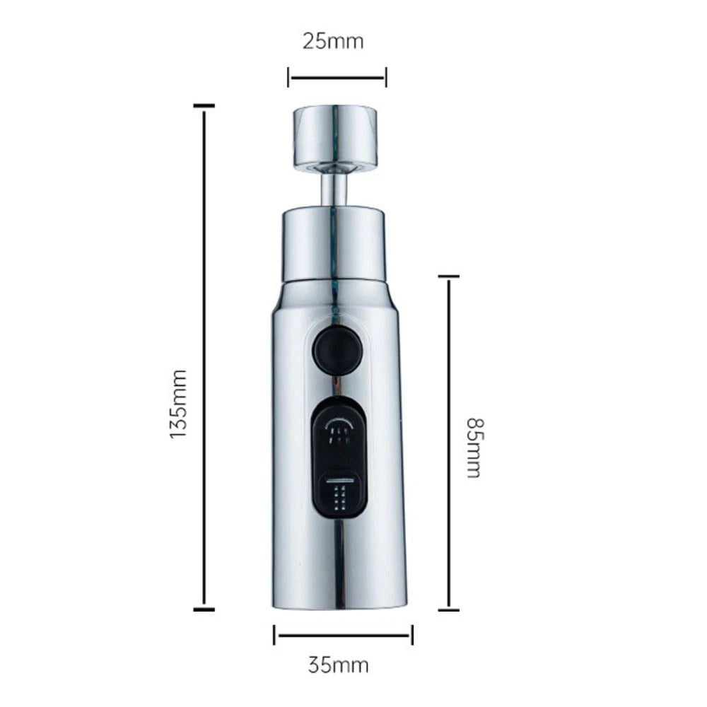 Sprayer Sink Tap Head Water 360° Saving Kitchen faucet extender Aerator Spray