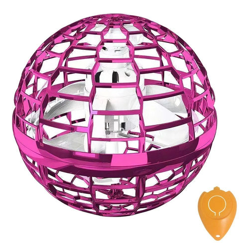 Flying Ball Space Mini Drone Magic Fly Nova Pro UFo Boomerang Gift Pink