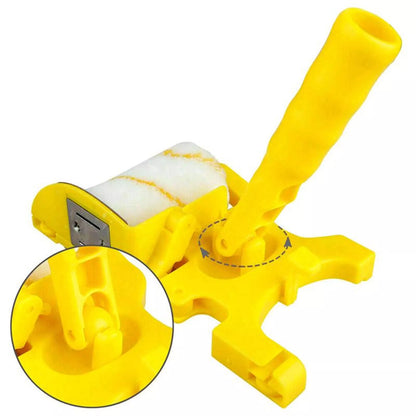 Paint Edger Roller Brush Set Furniture Home Wall Ceilings Portable Clean Cut