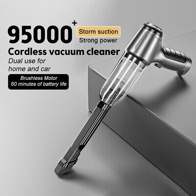 Handheld Wireless Home & Car Vacuum with Dust Blower 95000PA Mini Air Duster