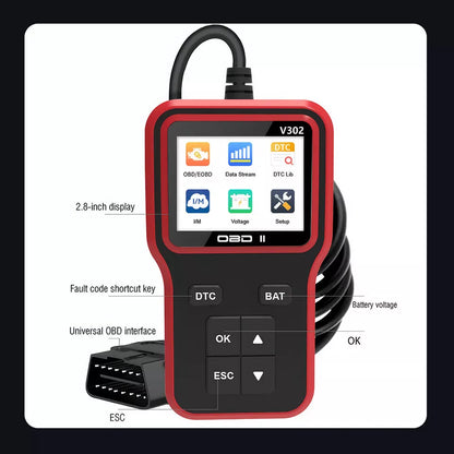 Check Engine Code Reader Car Diagnostic OBD2 Scan Tool Auto Fault Car Scanner