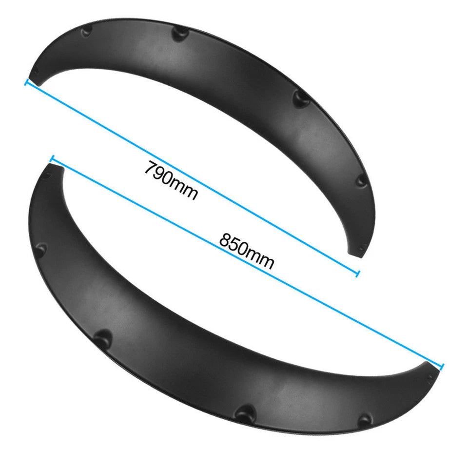 4pcs Flares Extra Wide Arches Universal Flexible Car Body Wheel Fender