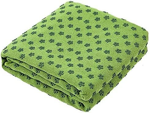 Microfiber Thick Fitness Gym Blanket Non-Slip Eco-friendly Yoga Mat Towel Green