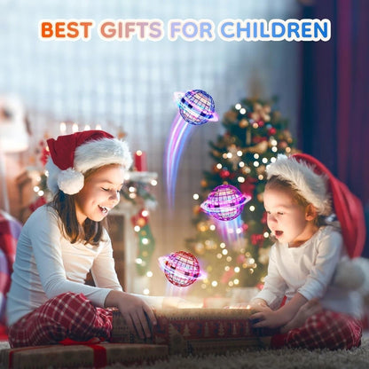 Flying Ball Space Mini Drone Magic Fly Nova Pro UFo Boomerang Gift Pink