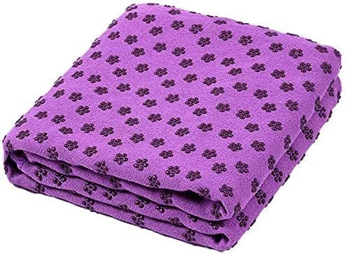 Microfiber Thick Fitness Gym Blanket Non-Slip Eco-friendly Yoga Mat Towel Purple