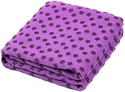 Microfiber Thick Fitness Gym Blanket Non-Slip Eco-friendly Yoga Mat Towel Purple