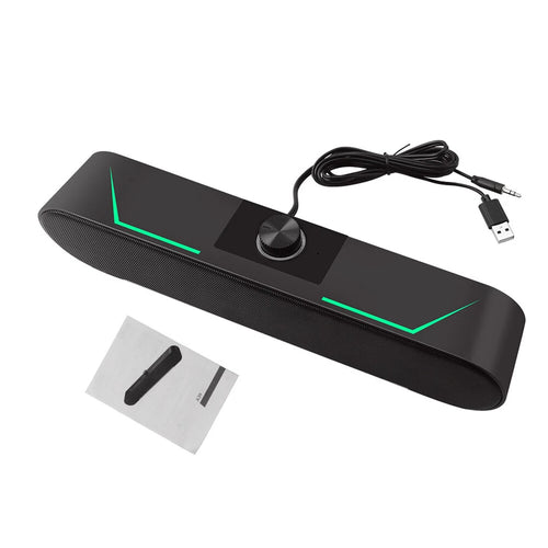 Wired Laptop Speakers Subwoofer Stereo Bass PC Computer Audio