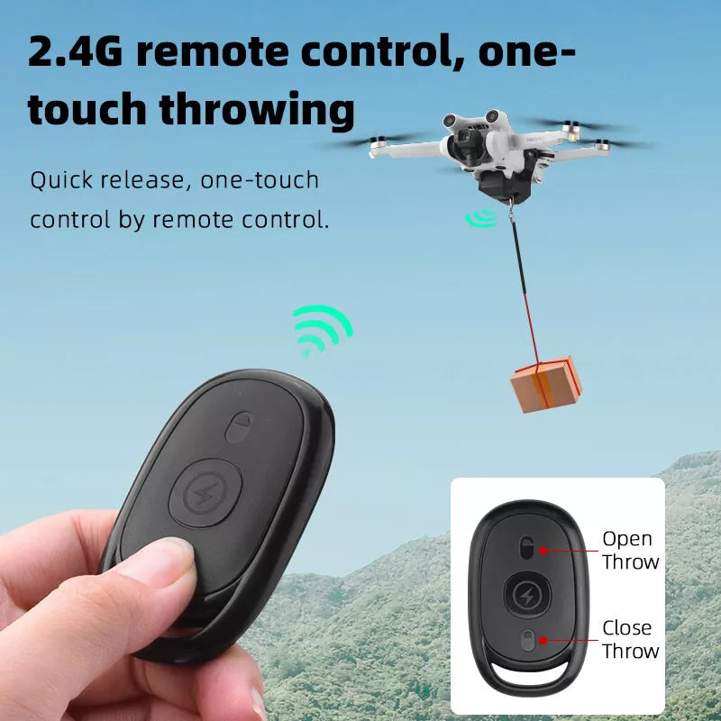 Airdrop Dropper Remote Control Drone Accessories Thrower DJI Mini 2 SE 3 Pro
