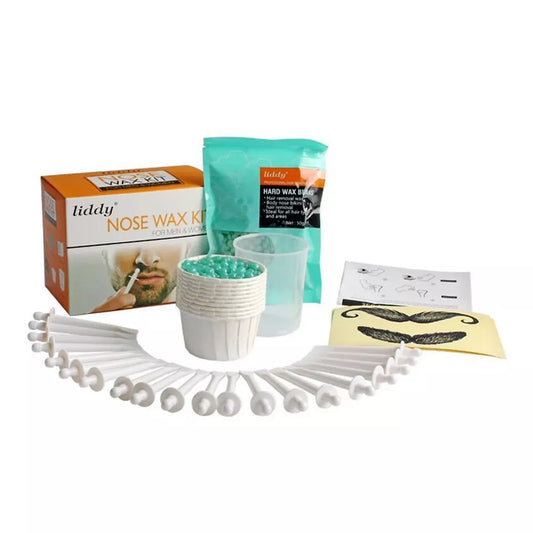 Mens Nasal Waxing Easy Remover Strips Wax Kit Sticks Nose Ear Hair Removal
