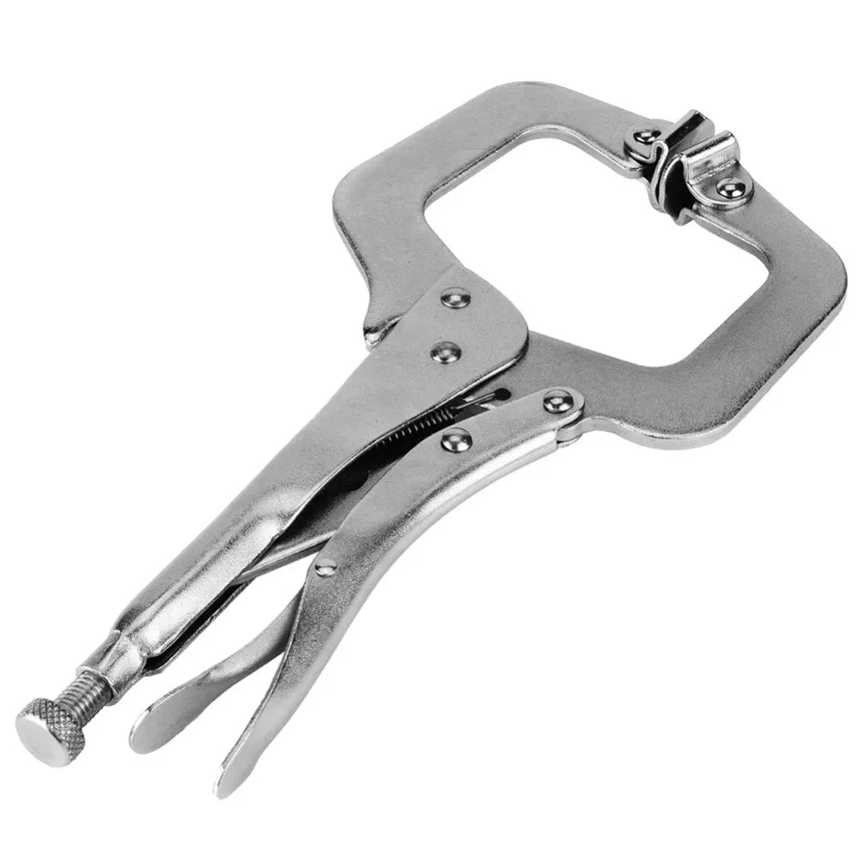 4PCS Mig Welding Locking Plier Vice Grip Heavy Duty Steel 11" C-Clamps