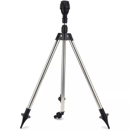 360° Watering Nozzle Automatic Rotating Sprinkler Tripod Garden Irrigation