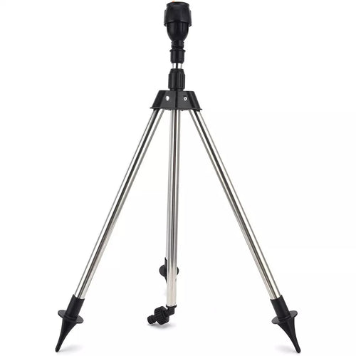 360° Watering Nozzle Automatic Rotating Sprinkler Tripod Garden Irrigation