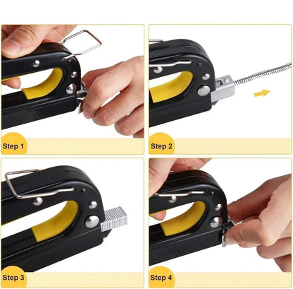 Tacker Tree Staples Upholstery Stapler 3in1 Heavy Duty Fastener Tool Staple Gun
