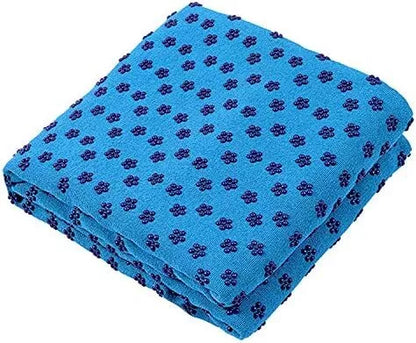 Microfiber Thick Fitness Gym Blanket Non-Slip Eco-friendly Yoga Mat Towel Blue