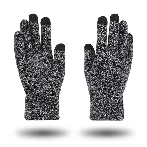 1Pair Soft Wool Winter Gloves Warmer Mobile Phone Warm Touch Screen Men Women