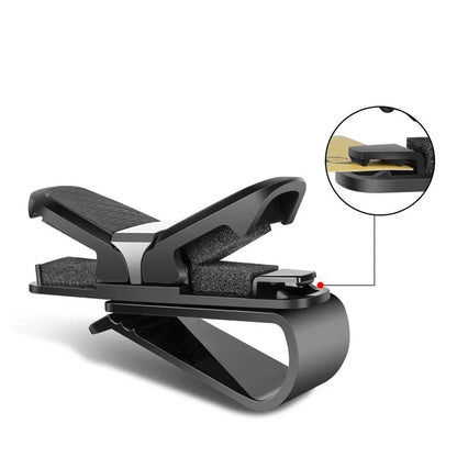 Sun Visor Eye Glasses Card Pen Sunglasses Holder Clip Car Vehicle Accessory