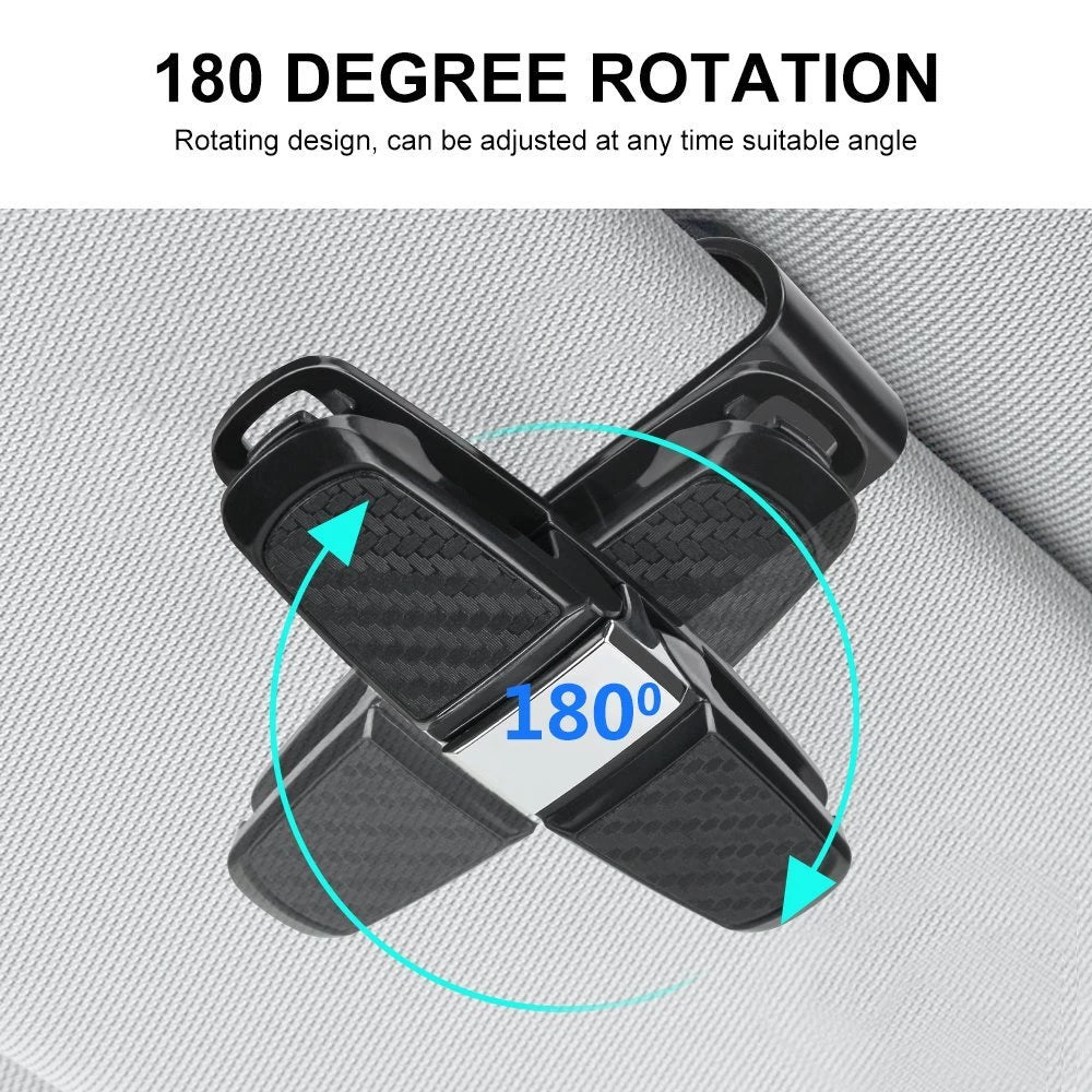 Sun Visor Eye Glasses Card Pen Sunglasses Holder Clip Car Vehicle Accessory