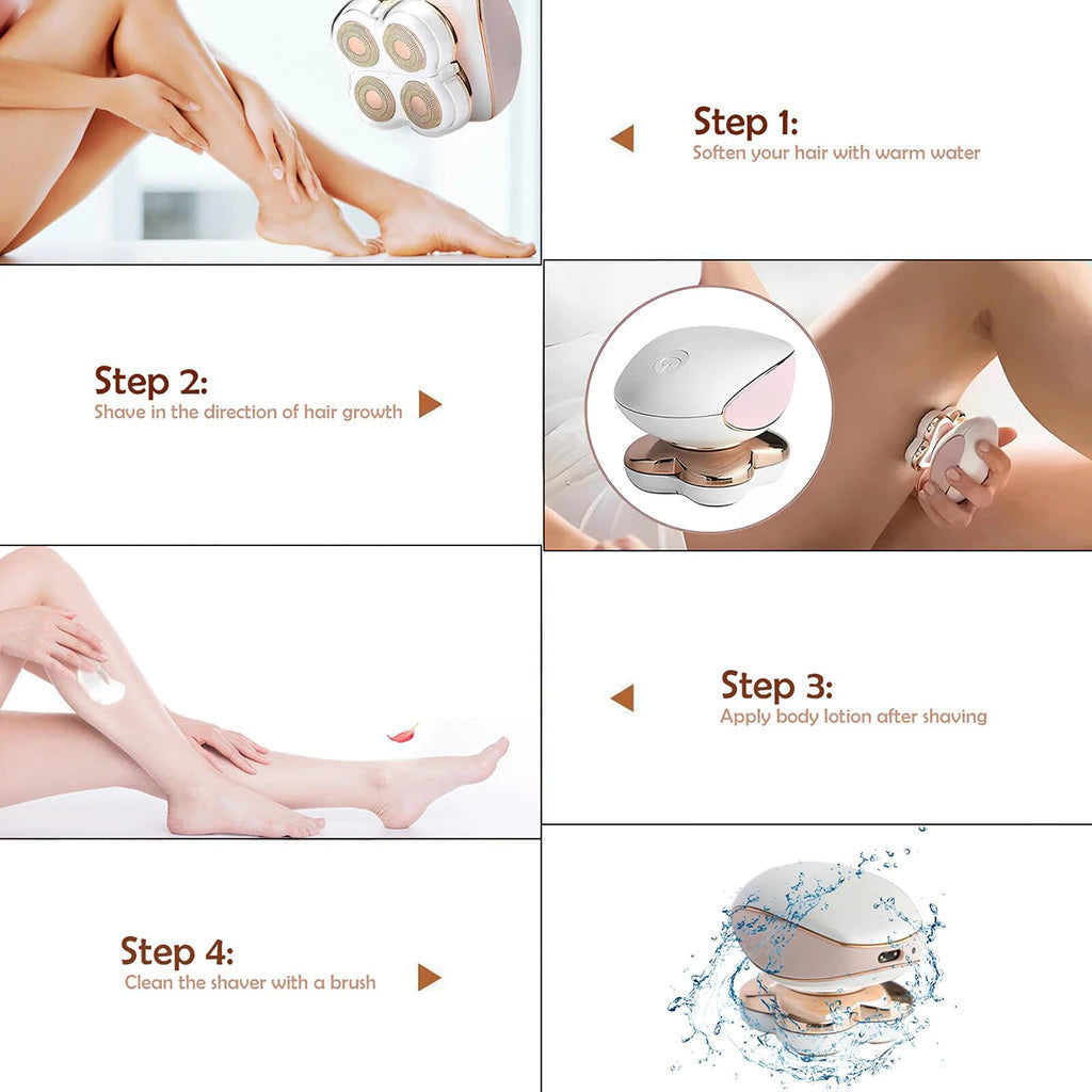 Arm Legs Bikini Body Shaver Women Electric Epilator Facial Hair Remover Trimmer