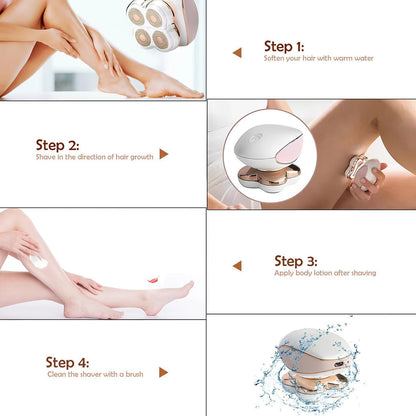 Arm Legs Bikini Body Shaver Women Electric Epilator Facial Hair Remover Trimmer