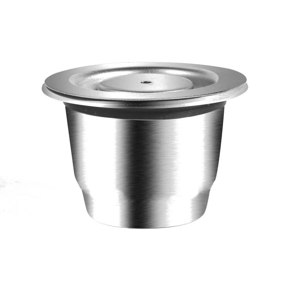 Coffee Tamper Tool Nespresso Stainless Steel Refillable Capsule Pod