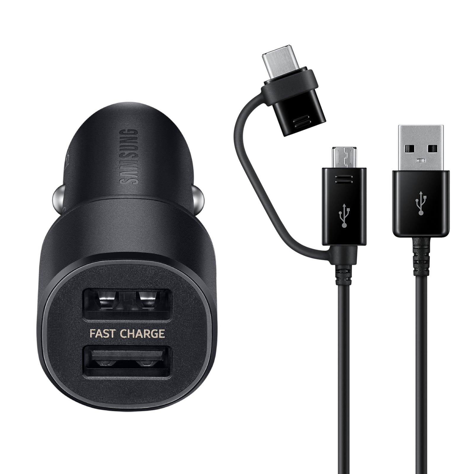 Genuine Samsung Fast Car Charger USB Type C Micro Galaxy S21 S20 Note 10 iPhone