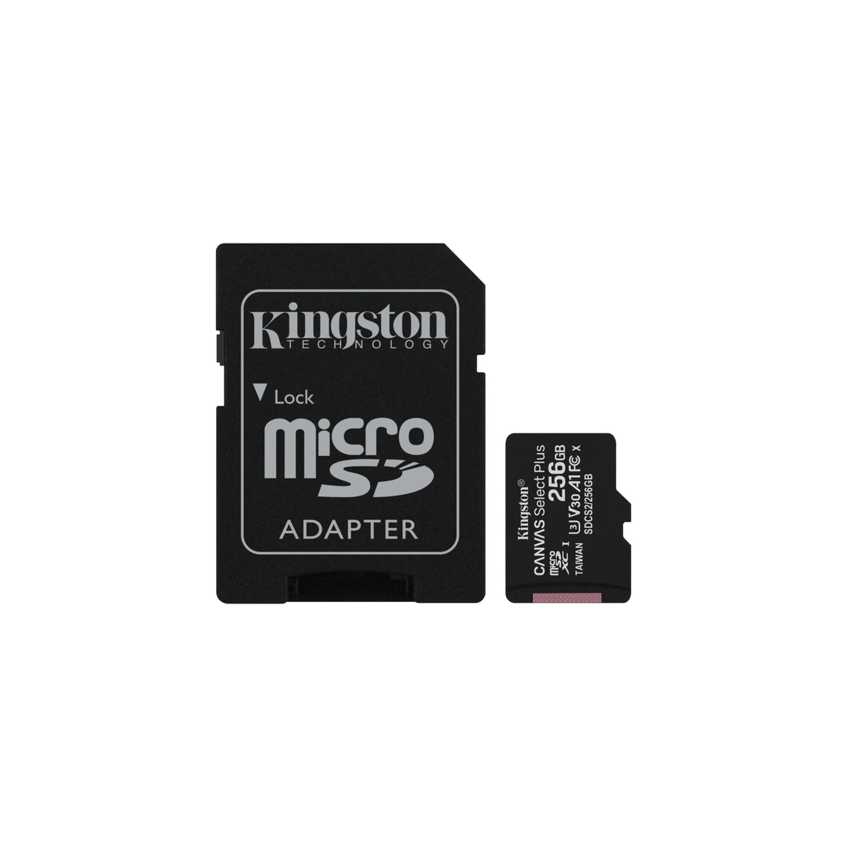 Kingston Canvas Select Plus 256GB Micro SD Card SDXC 100MB/S Phone Memory Card
