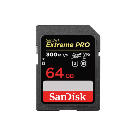SanDisk Extreme Pro 64GB SDHC U3 300MB/S SD Camera Memory TF Card DSLR 4K Video