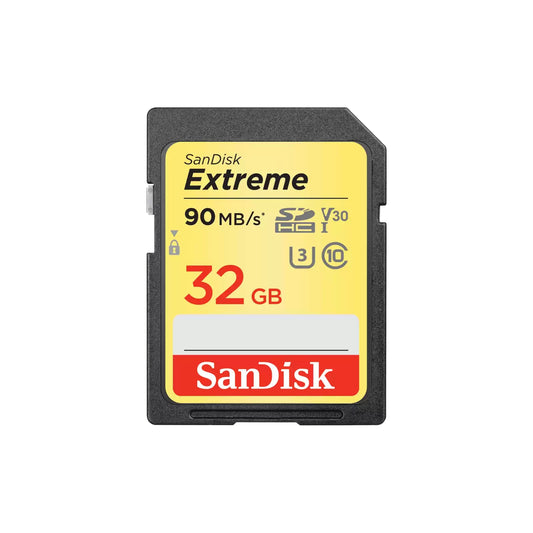 SanDisk Extreme 32GB SDHC 90MB/S Class 10 SD Camera Memory TF Card DSLR 4K UHD