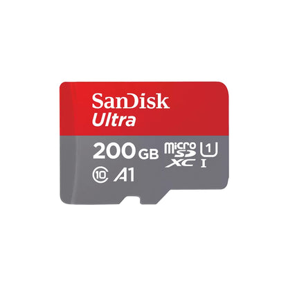 SanDisk Ultra 200GB Micro SD SDXC Card 120MB/S Mobile Tablet Memory Card Full HD