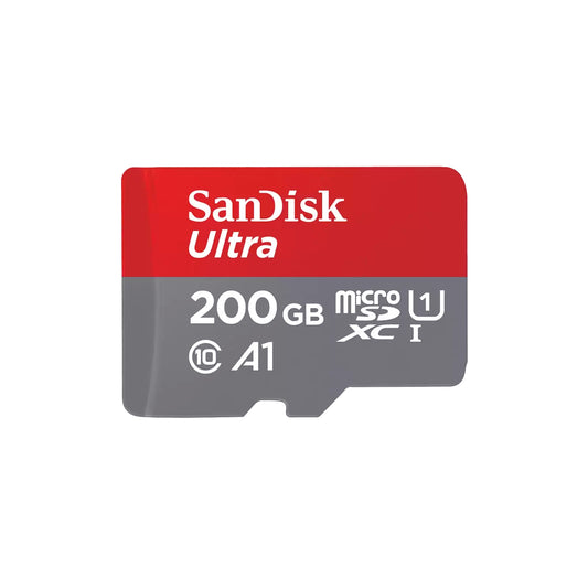 SanDisk Ultra 200GB Micro SD SDXC Card 120MB/S Mobile Tablet Memory Card Full HD
