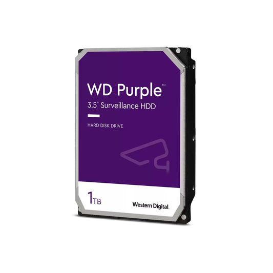 WD Purple Surveillance 1TB HDD 5400RPM 3.5" Internal Hard Disk Drive SATA CCTV