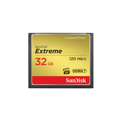 SanDisk Extreme UDMA7 32GB Compact Flash CF Memory Card DSLR Camera Full HD