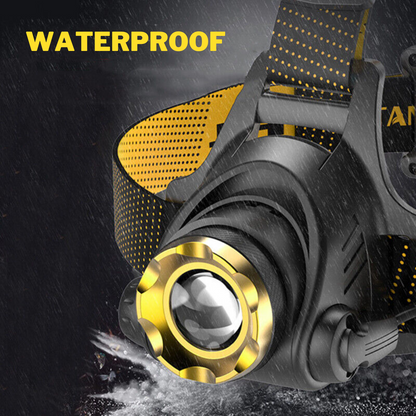 Waterproof LED Head Torch Headlight Camping Headlamp USB Rechargeable 12000000lm