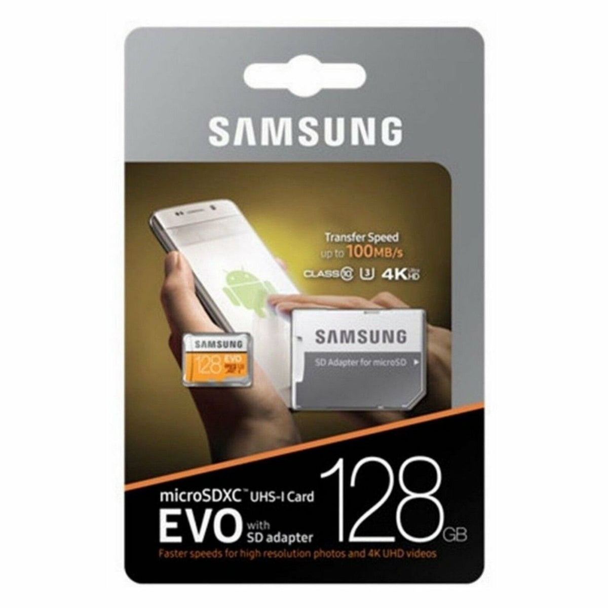 Samsung Evo 128GB Micro SD Card SDXC 100MB/S Class 10 Phone TF Card Memory Video
