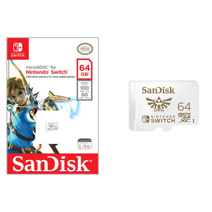 SanDisk Nintendo 64GB Micro SD Card SDXC 100MB/S Memory TF Card Nintendo Switch