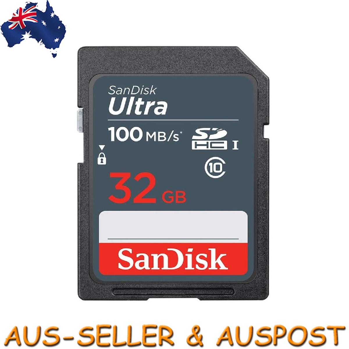 SanDisk Ultra 32GB SDHC 100MB/S Class 10 SD Camera Memory TF Card DSLR Full HD